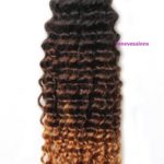 1. 8A Ombre Brazilian Virgin Hair Weaves 1-3-4 Bundles Curly Human Hair Extensions 5
