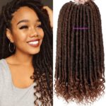 14. Faux Locs Crochet Hair Extensions Dreadlock with Curly Ends-1B-30