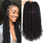 14. Faux Locs Crochet Hair Extensions Dreadlock with Curly Ends-1Ba