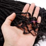 14. Faux Locs Crochet Hair Extensions Dreadlock with Curly Ends-1Bf