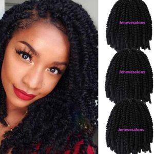 19. Spring Twist Crochet Braiding Hair