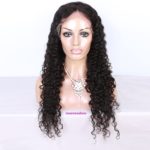 24. 360 Lace Frontal Wigs Brazilian Hair Wavy Wig Natural Color. 3