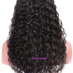 24. 360 Lace Frontal Wigs Brazilian Hair Wavy Wig Natural Color. 5