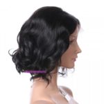 25. 360 Lace Frontal Wigs Brazilian Hair Bob Wig Natural Color 7