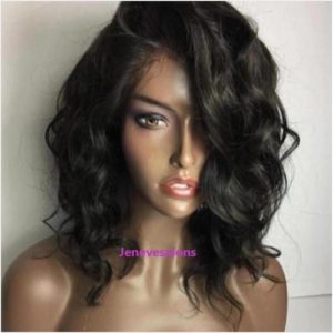 27. 360 Lace Frontal Wigs Brazilian Hair Natural Wave Wig Natural Color