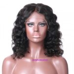 32. Full Lace Wigs Brazilian Hair Curly Bob Wig Natural Color 3