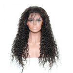 34. 360 Lace Frontal Wigs Brazilian Hair Deep Curly Wig Natural Color 4