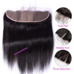 35. 13×4 Silk Base Lace Frontals Brazilian Hair Kinky Straight Hair Frontal 4