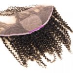 37. 13×4 Silk Base Lace Frontal Brazilian Human Hair Afro Kinky Curly Frontal