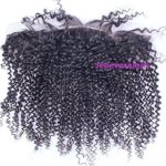 38. 13×4 Lace Frontal Kinky Curly Malaysian Virgin Human Hair Silk Base Frontal 1
