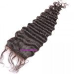 4. Hair Closure Brazilian Remy Hair Deep Wave 6