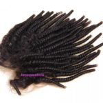 6. 6. Hair Closure Indian Remy Human Hair Tight Curly 4×4 Closure 5