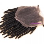 6. Hair Closure Indian Remy Human Hair Tight Curly 4×4 Closure 1