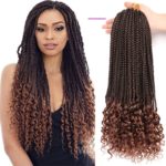 7. Goddess Box Braids Crochet Hair with Curly Ends- T-30.1