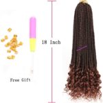 7. Goddess Box Braids Crochet Hair with Curly Ends- T-30.3