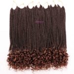 7. Goddess Box Braids Crochet Hair with Curly Ends- T-30.4