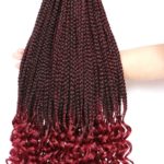 7. Goddess Box Braids Crochet Hair with Curly Ends- T-bug1
