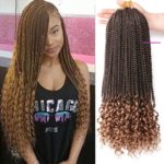 7. Goddess Box Braids Crochet Hair with Curly Ends- T27