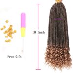 7. Goddess Box Braids Crochet Hair with Curly Ends- T27.3
