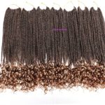 7. Goddess Box Braids Crochet Hair with Curly Ends- T27.4