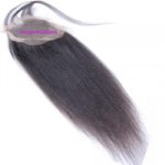 8. 10A Hair Closure Peruvain Hair Yaki Straight 4×4 Lace Closure 1